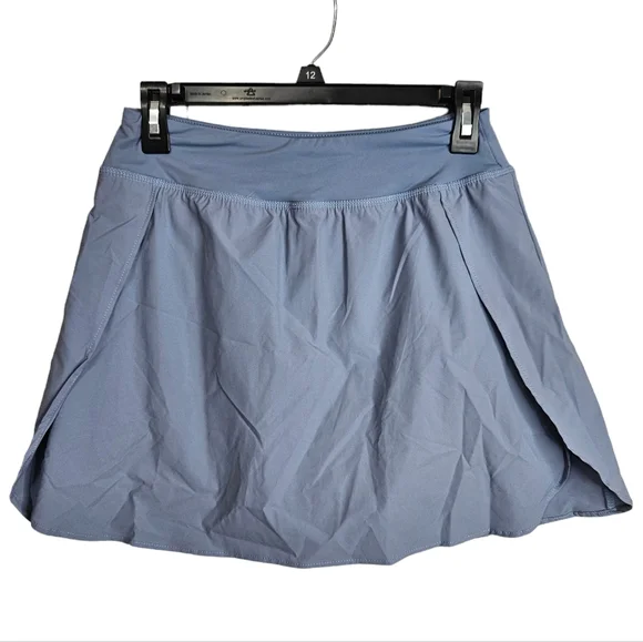 Hibelle Gray Blue Athletic Tennis Skirt Shorts Skort NWT Ladies Size Small - Picture 1 of 10
